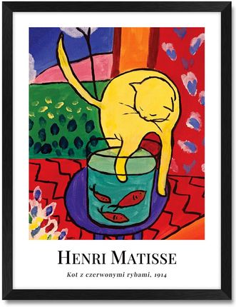 Iwall Studio Obraz Reprodukcja Henri Matisse Czarna Rama 346