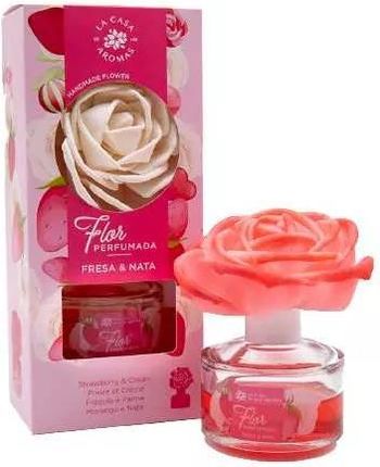 La Casa De Los Aromas Flor Perfumada Dyfuzor Zapachowy W Formie Kwiata Truskawki I Śmietana 65 Ml 33969