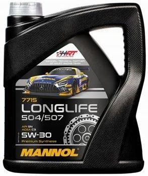 20 LITER MOTORÖL MANNOL 7715 SAE 5W-30 Longlife Mit Auslaufhahn VW 504