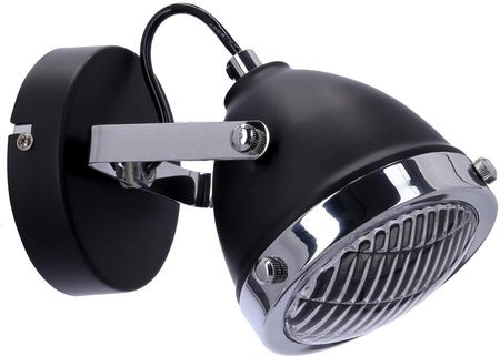 Candellux Lighting Crazy Lampa Kinkiet Czarny 1X15W Gu10 Klosz Bezbarwny