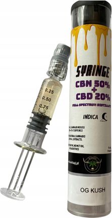 Wkład nabój Vape CBN+CBD destylat OG KUSH Syringe
