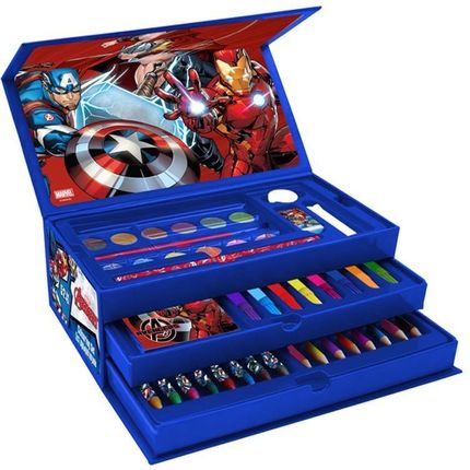 Zestaw artystyczny w kuferku, kredki Avengers
