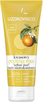 UZDROVISCO Kwasowy peeling mus "Yellow Peel" przeciw niedoskonałościom 60ml