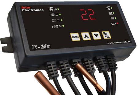 Inter Electronics Sterownik Regulator Pieca Kotła Z Podajnikiem IE28