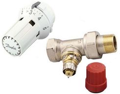 Danfoss Zawór Ra-N 1/2 Prosty Głowica 5115 Click 61611