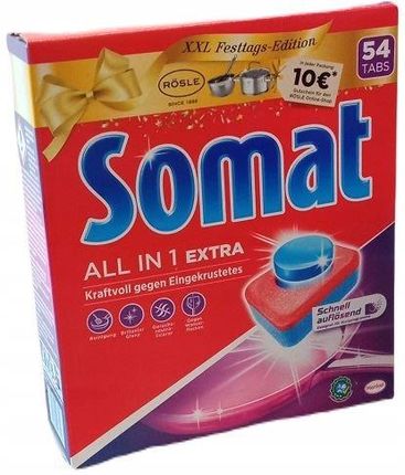 Somat All In 1 Extra Tabletki Do Zmywarki 54Szt.
