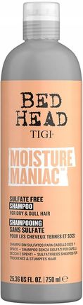 Tigi Nawilżający Szampon Do Włosów Bed Head Moisture Maniac Shampoo 750 Ml
