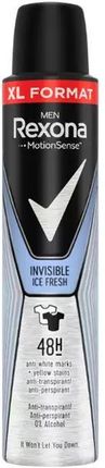 Rexona Invisible Ice Fresh Men Antyperspirant W Sprayu 200 ml