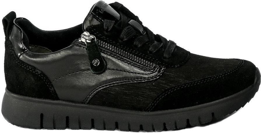 Tamaris Comfort Sneaker da Donna con Zeppa in Pelle con