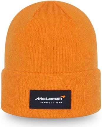 New Era Mclaren Honda Czapka Zimowa Essential Orange Winter F1 Team 2022