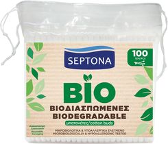 Zdjęcie Septona Sa Ecolife Biodegradowalne Patyczki Higieniczne 100 szt. - Łęczna