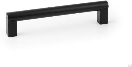 Viefe Uchwyt Meblowy Podłużny Eto 160 Drewniany Czarny Z Czarnym Aluminium 9919