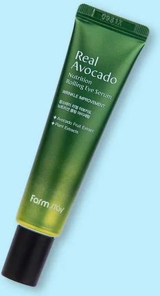 Farmstay Real Avocado Nutrition Rolling Eye Serum Serum Roller Do Skóry Wokół Oczu Z Ekstraktem Z Awokado 25 ml - zdjęcie 2