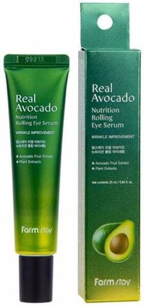 Farmstay Real Avocado Nutrition Rolling Eye Serum Serum Roller Do Skóry Wokół Oczu Z Ekstraktem Z Awokado 25 ml
