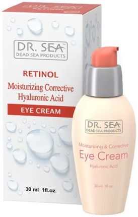Dr Sea Retinol Moisturizing Corrective Hyaluronic Acid Eye Cream Nawilżający Krem Korygujący Pod Oczy Z Retinolem I Kwasem Hialuronowym 30 ml