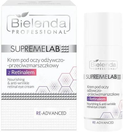 Bielenda Professional Supremelab Re-Advanced Nourishing & Anti-Wrinkle Eye Cream Krem do skóry wokół oczu z Retinalem 15 ml