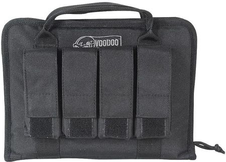 Torba na broń Voodoo Tactical Pistol Case With Mag Pouches - Czarny