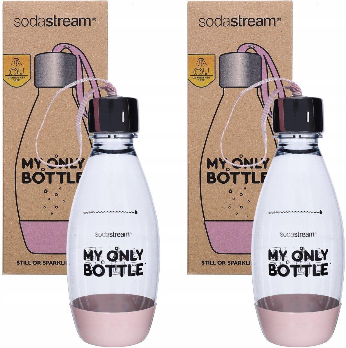 SodaStream Butelki 2szt Fuse Pink Opinie I Ceny Na Ceneo Pl