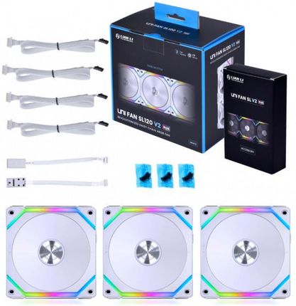 Lian Li SL120 v2 ARGB PWM 120mm Biały (UFSL120V23W) - Opinie