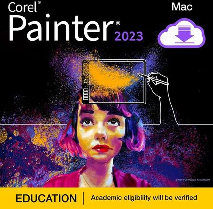 Upust -50%Corel Painter® 2023 (WINDOWS/MAC) - lic. dla Uczniów, Studentów i Nauczycieli - wiecz., elektr.