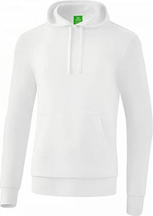 Erima Unisex dziecięca bluza z kapturem biały biały 152