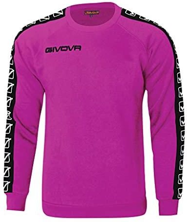 Givova Męska bluza FELPA GIROCOLLO, różowy, 2XS Ceny i opinie
