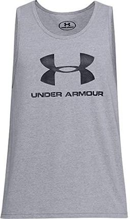 Under Armour Mężczyźni Sportstyle Logo Tank Koszulka Sportowa, Steel Light Heather, S