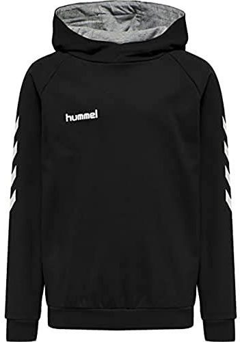 hummel Heren Hmlgo Kids Cotton Hoodie Capuchontrui, Zwart, 164 EU