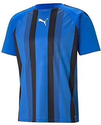 Puma Mężczyźni Dżersej w paski Teamliga Koszulka, Niebieski/Czarny, 3XL