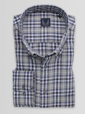 Zdjęcie Klasyczna szara koszula w kratkę - Malbork