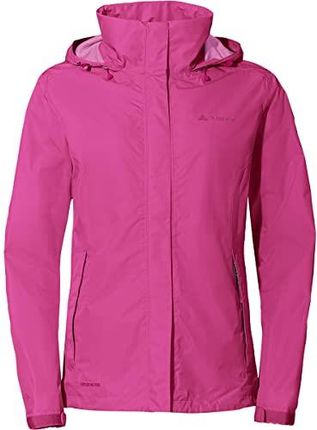 VAUDE Damska lekka kurtka przeciwdeszczowa – Women's Escape Light Jacket, wodoszczelna kurtka outdoorowa, oddychająca wiatrówka z kapturem, chroniąca