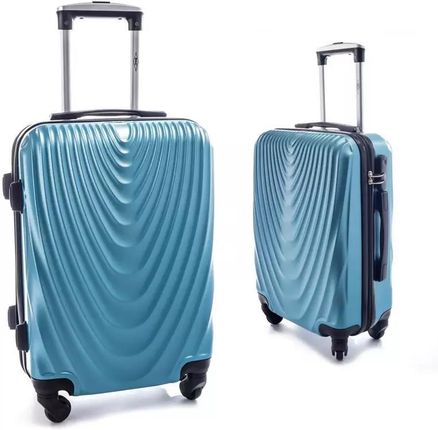 Mała kabinowa walizka PELLUCCI RGL 663 S Metaliczno niebieska