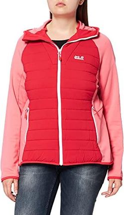 Jack Wolfskin Kurtka damska unisex Crossing Peak czerwony XS