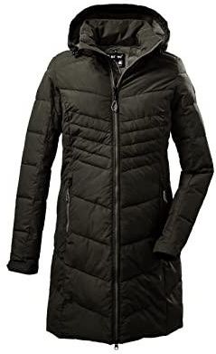 Parka Killtec Pour Femme – Imperméable, Coupe-vent Et Doublure Polaire – Capuche Amovible Et Sans PFC