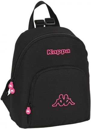 Plecak Casual Kappa Black and pink Czarny 13 L