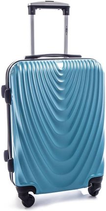 Średnia walizka PELLUCCI RGL 663 M Metaliczno niebieska