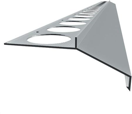 Emaga Profil Aluminiowy Balkonowy Prosty Maxi 40mm 2,5m Aluminium (10559)