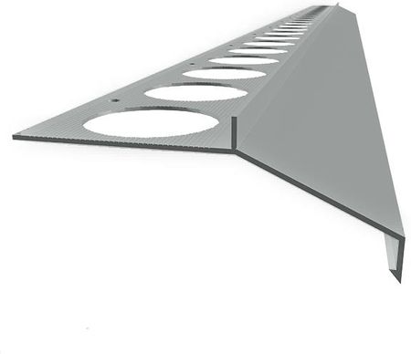 Emaga Profil Aluminiowy Balkonowy Prosty Maxi 40mm 2,5m Szary Ral7035 (10562)