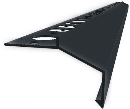 Emaga Profil Aluminiowy Balkonowy Prosty B100 20mm 2,5m Grafit Ral7016 (10519)