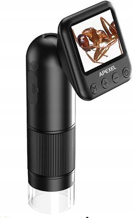 Mikroskop Cyfrowy 400-800x + Ekran LCD 2" / Filmy Zdjęcia HD 720p / MS008