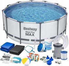 Zdjęcie Basen Bestway Steel Pro Max 56595 427x84cm 17w1 - Radlin