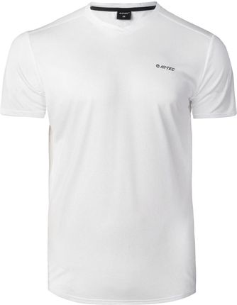 Męska Koszulka z krótkim rękawem HI-Tec Hicti M000212343 – Biały