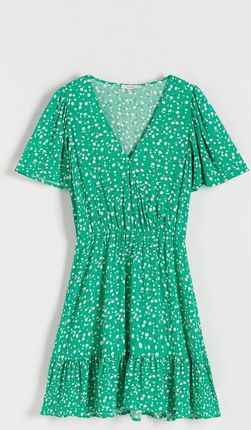 Reserved - Sukienka mini - Zielony