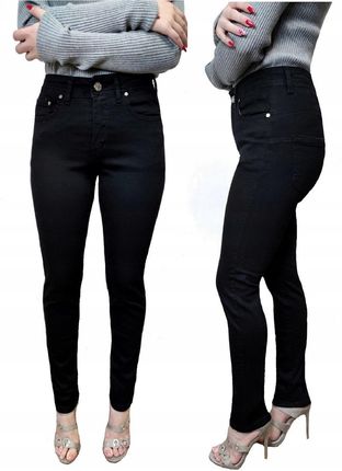 Spodnie damskie jeansy klasyczne casual casual 3XL