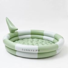 Zdjęcie Sunnylife Dmuchany Basen Dla Dzieci Shark Tribe Khaki - Lwówek