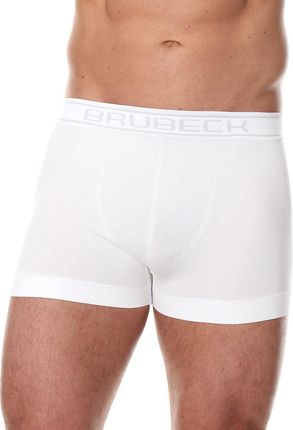 Bezszwowe bokserki męskie Brubeck Comfort Cotton BX00501 białe (XL)