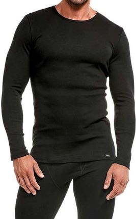 Koszulka męska Cornette Authentic 214 z długim rękawem czarny (M)