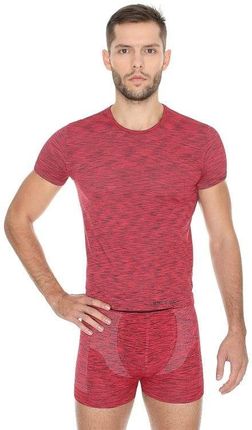 Koszulka męska Brubeck Fusion SS11550 czerwony (S)