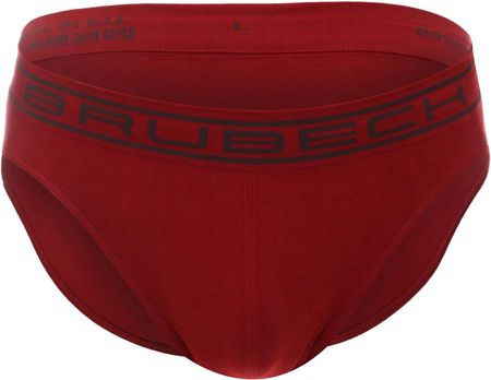 Bezszwowe slipy męskie Brubeck Comfort Cotton BE00290 czerwone (M)