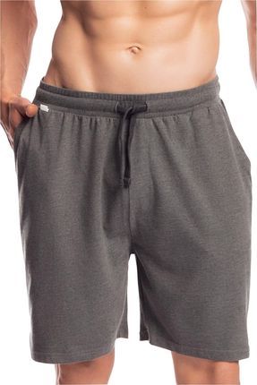 Męskie spodnie do piżamy Atlantic krótkie NMB 039 szare/grafit (S)